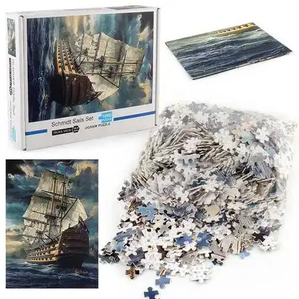 Excellent quality wooden puzzle, 500 pieces 
