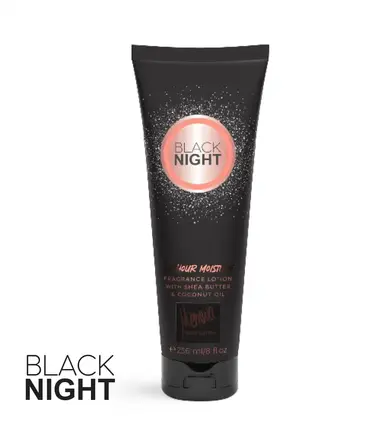 Black night body lotion 