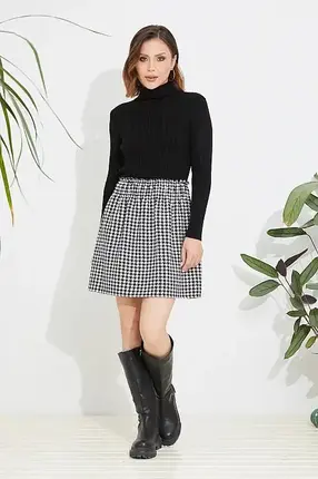 Plaid Mini Skirt