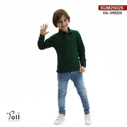 Cotton  polo T-shirt