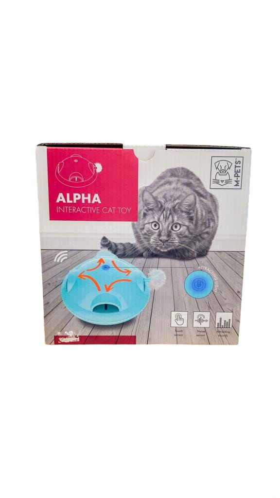 M-PETS Alpha Interactive Cat Toy Blue