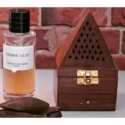 Incense burner and incense holder made of wood