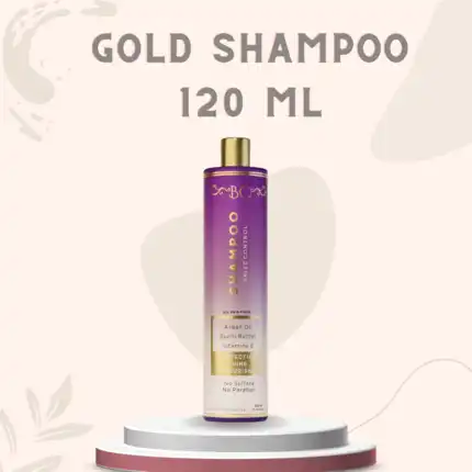 Gold shampoo 120 ml for damaged and damaged hair