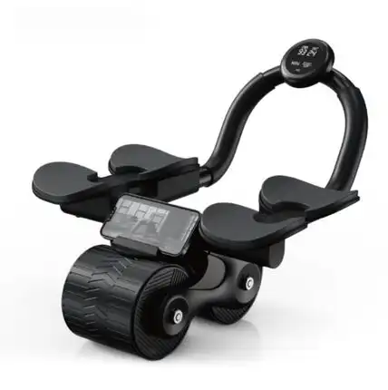 Two pieces of abdominal exercise wheel