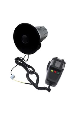 Police Siren with Speaker Microphone 3 Voices