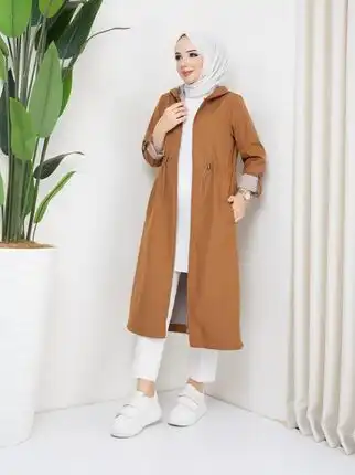 Garnished Trench Coat- Tan