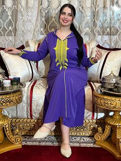 Comfortable and light Moroccan caftan