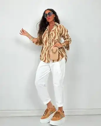 Camellia Shirt Brown