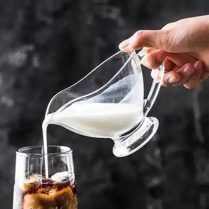 A glass sauce cup with a capacity of 170 ml