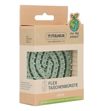 Detangling and curly hair brush – travel size