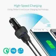 Anker PowerDrive Speed 2 39W QC 3.0 Dual Port Car Charger
