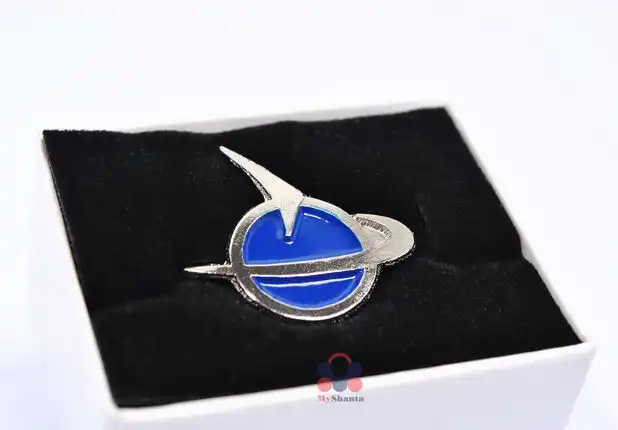 Silver Boeing brooch
