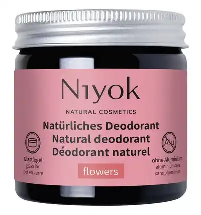 Natural deodorant "flowers"