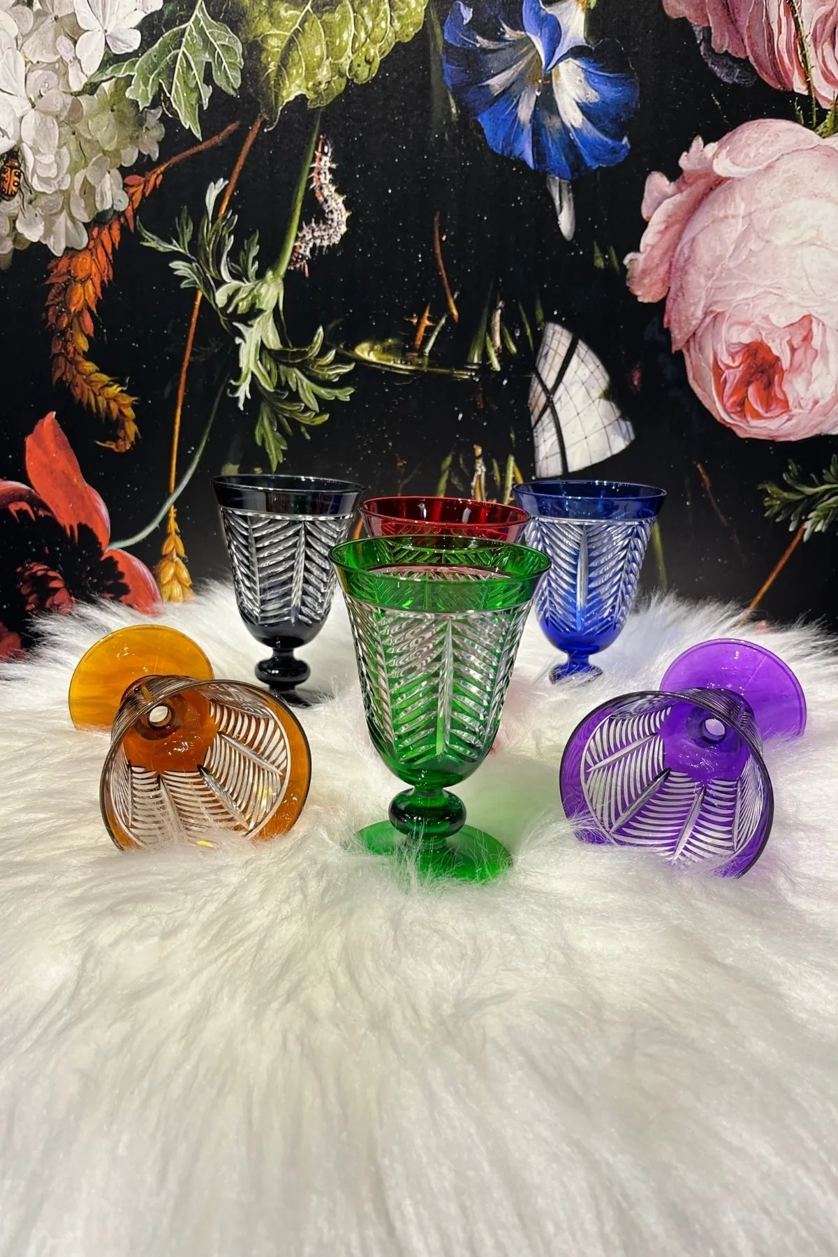Palm Asorti 6 Pcs Goblet Set