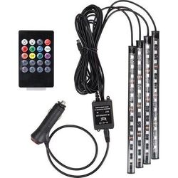 In-Car Underfoot Led Sound Sensitive RGB 12 Led Controlled