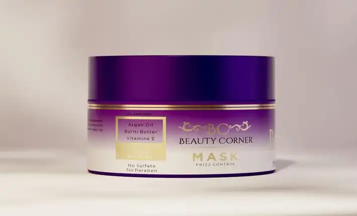 Gold mask for hair restoration, 300 ml bottle