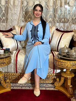 Light, fun and elegant Moroccan caftan