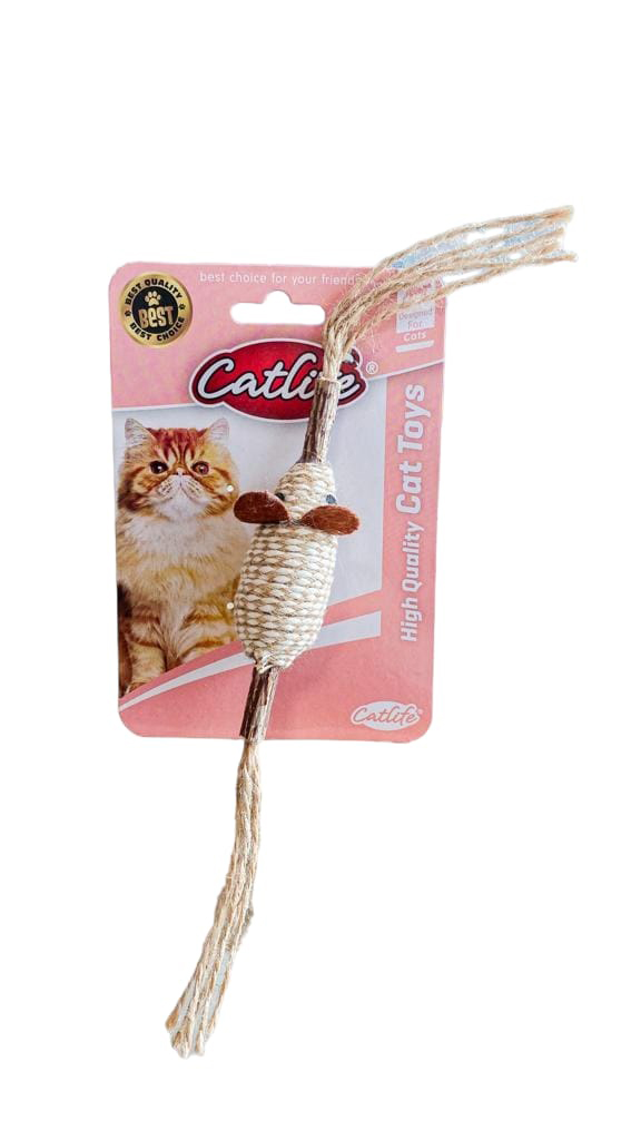 Catlife Rope Mouse Toy For Cats