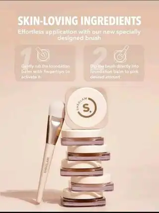 Shiglam Balm Full Coverage Foundation from Skin Florist - Fire color