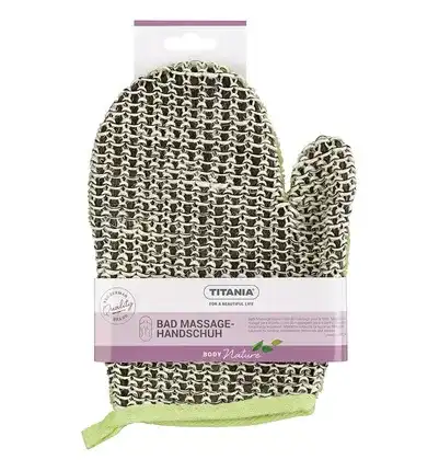 Hemp/Terry Bath and Massage Glove