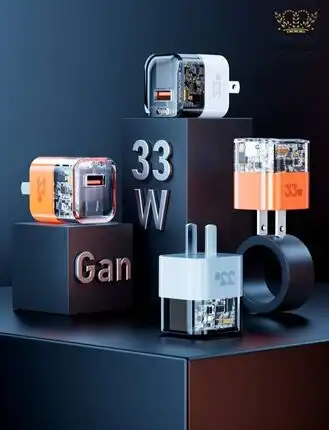 33W Dual-Port Orange (Type-C & USB) Charger