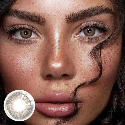 Distinctive eye lenses from Fresh Lady in the color brown