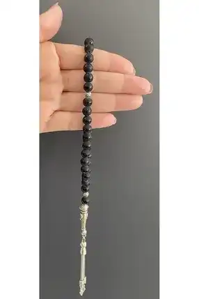Natural Stone Onyx Rosary (8mm)