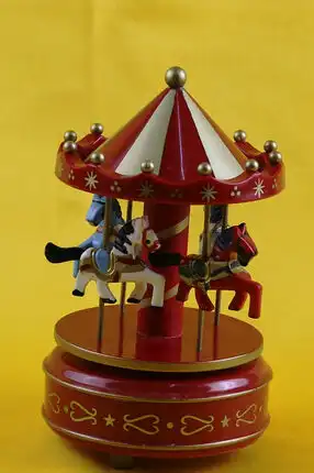 Nostalgic Decorative Musical Carousel 